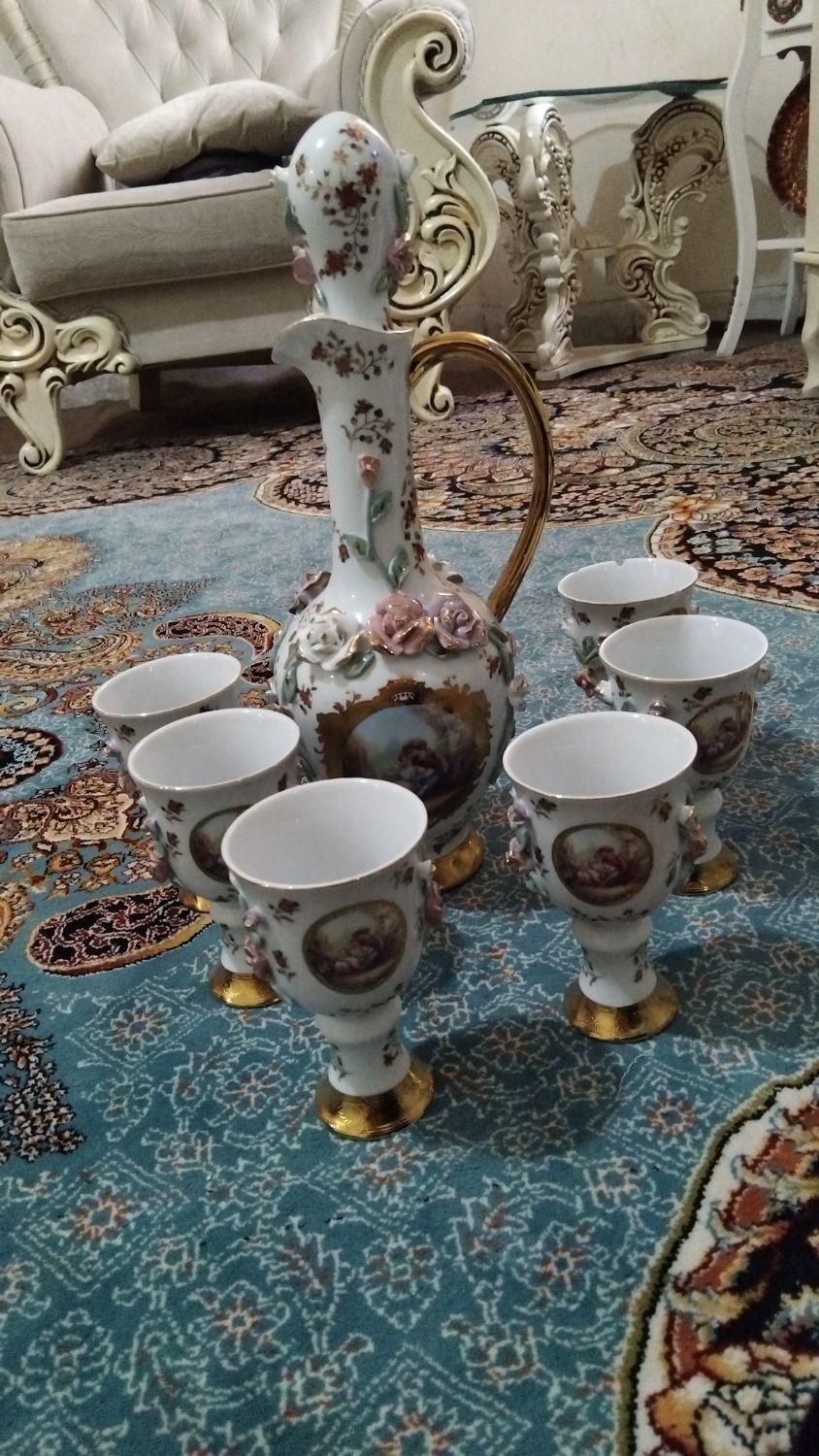ظروف گل برجسته لیلی و مجنون|ظروف سرو و پذیرایی|کرمان, |دیوار