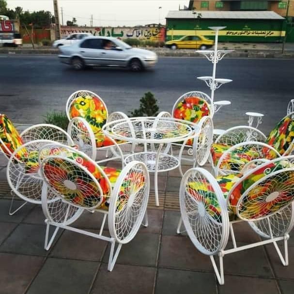 صندلی ومیز ویلایی باغی حیاطی روف گلبرگ جنگل|مبلمان خانگی و میز عسلی|تهران, بلوار کشاورز|دیوار