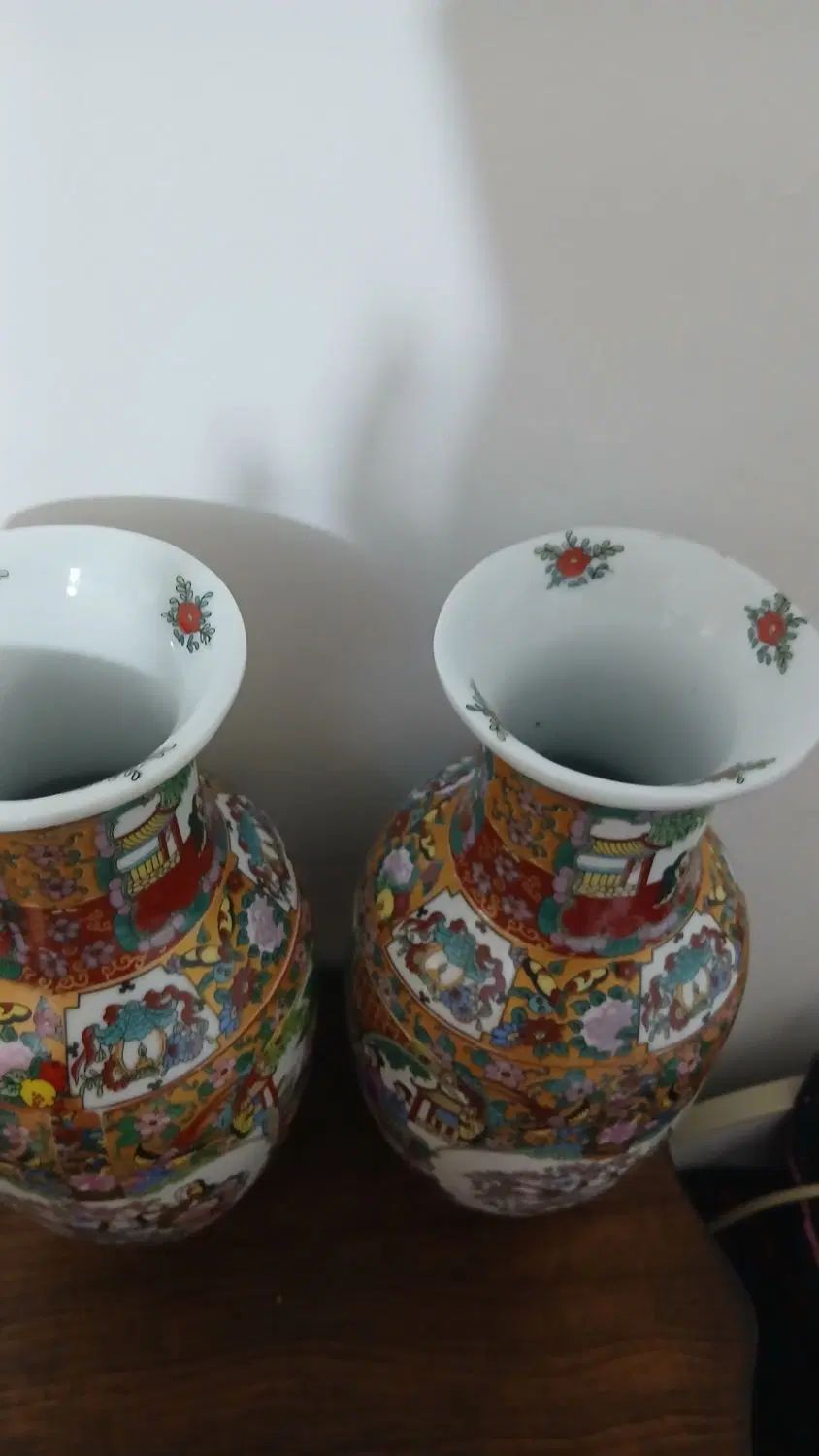 یک جفت گلدان مرغی ۳۵ سانتی|صنایع دستی و سایر لوازم تزئینی|تهران, مهران (سیدخندان)|دیوار