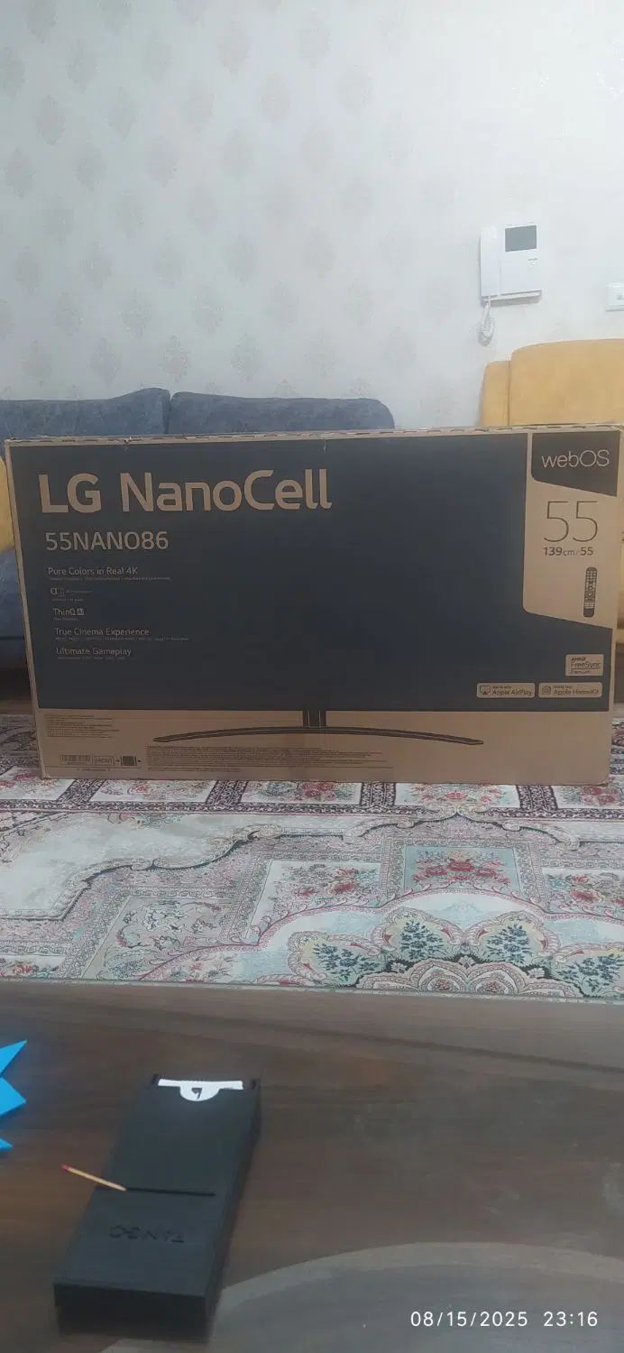 تلویزیون الجی نانوسل 55nano86 اندونزی در حد صفر|تلویزیون و پروژکتور|تهران, آرژانتین|دیوار