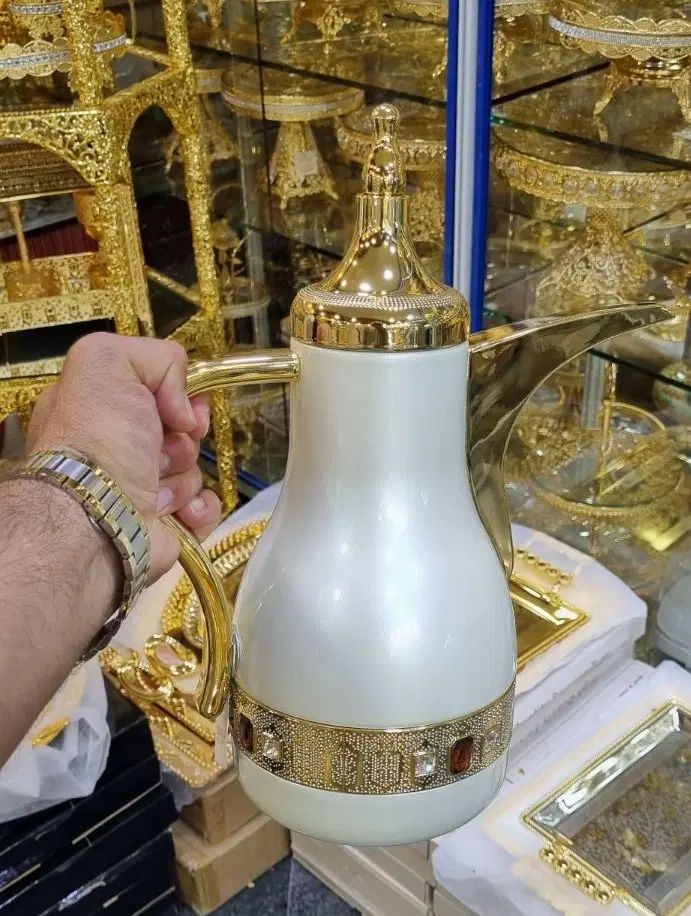 نگین درشت فلاکس سفید طلایی اماراتی وارداتی|ظروف نگهدارنده، پلاستیکی، یک‌بارمصرف|مشهد, امام رضا (ع)|دیوار