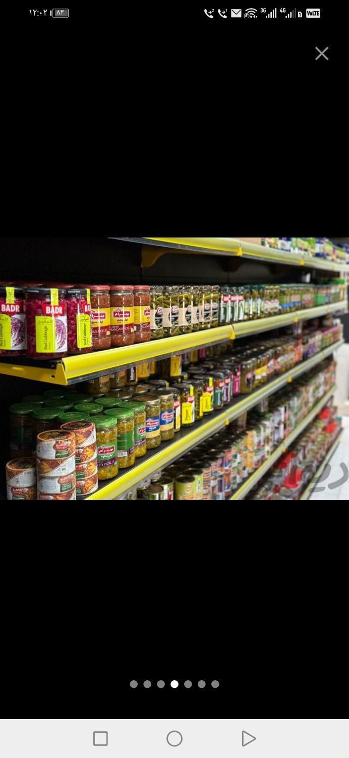 قفسه وسط فروشگاهی دارای لیبل پی وی سی نشکن|فروشگاه و مغازه|هشتگرد, |دیوار