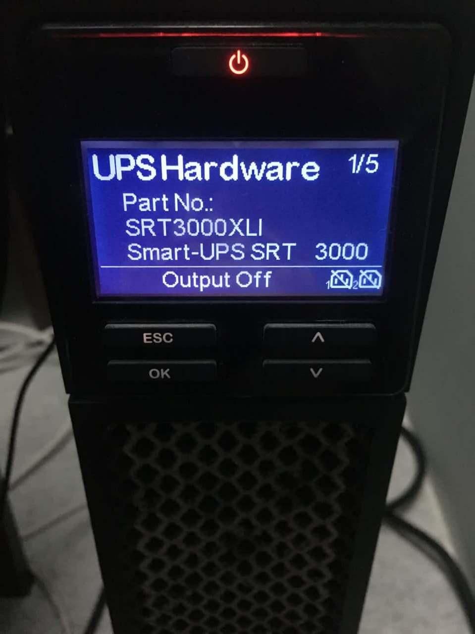 یوپی اس آنلاین تک فاز ای پی سی APC مدل SRT3000XLI|قطعات و لوازم جانبی رایانه|مشهد, فارغ التحصیلان|دیوار