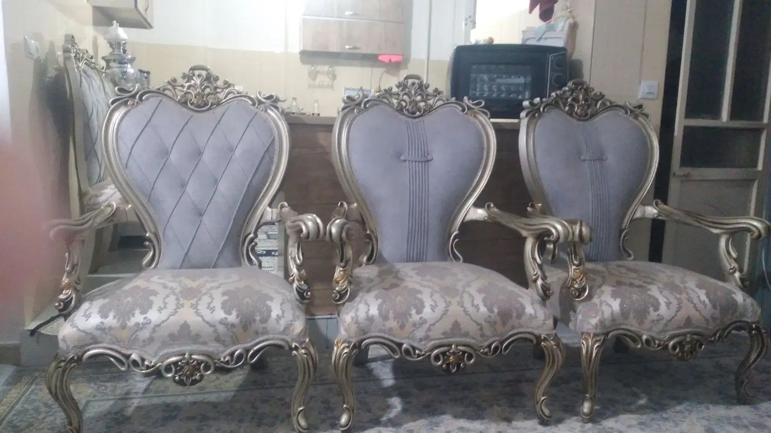 مبل سلطنتی افسون ۹ نفره|مبلمان خانگی و میز عسلی|کرج, مطهری|دیوار