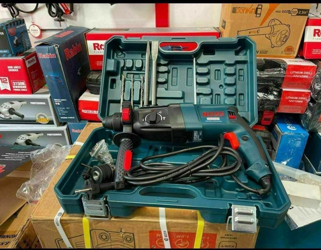 دریل.پیکور.بتن کن سه حالته سه کیلو باس.Boss|ابزارآلات|کرمان, |دیوار