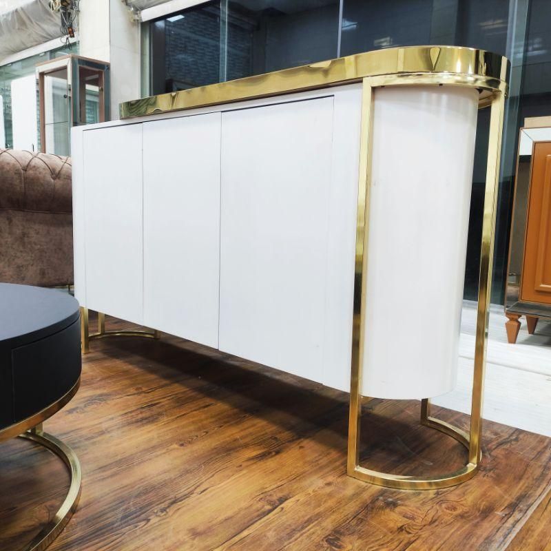 ست میزتلویزیون و اینه کنسول مدل سرکل کد ۸۴۰|بوفه، ویترین، کنسول|همدان, |دیوار