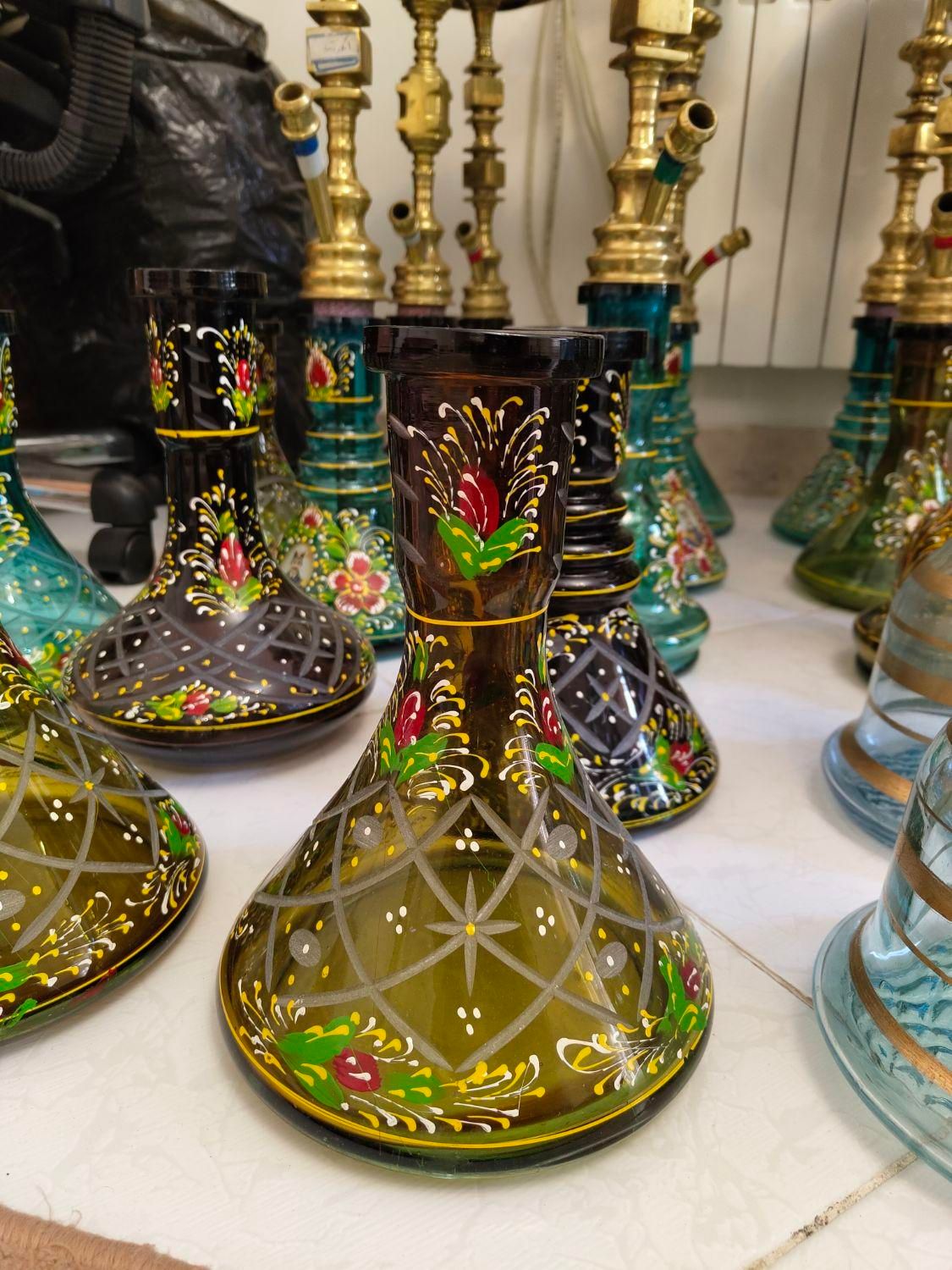 قلیون های برنجی و گردو اصل کاملا سالم و طعم دار|کلکسیون و سرگرمی|تهران, زیبادشت|دیوار