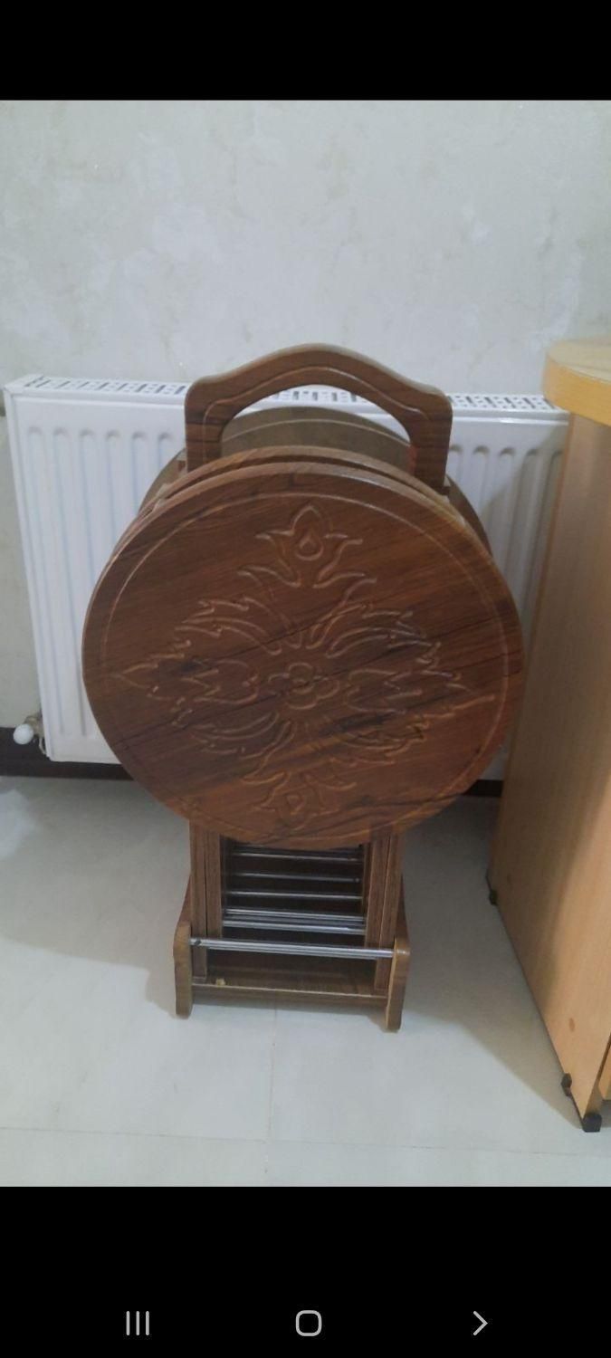 تابلو فرش ومیز عسلی مناسب کادو روز مادر|تابلو فرش|کاشان, فین بزرگ|دیوار