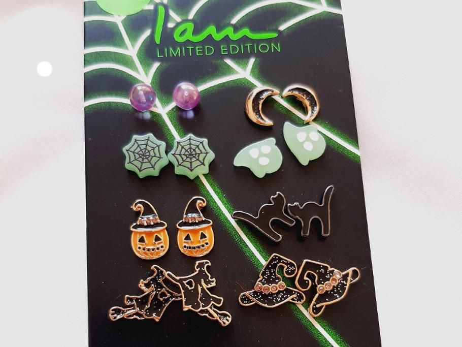 گوشواره میخی پک دار 8 جفتی شب تاب چند رنگ|بدلیجات|بندرعباس, |دیوار