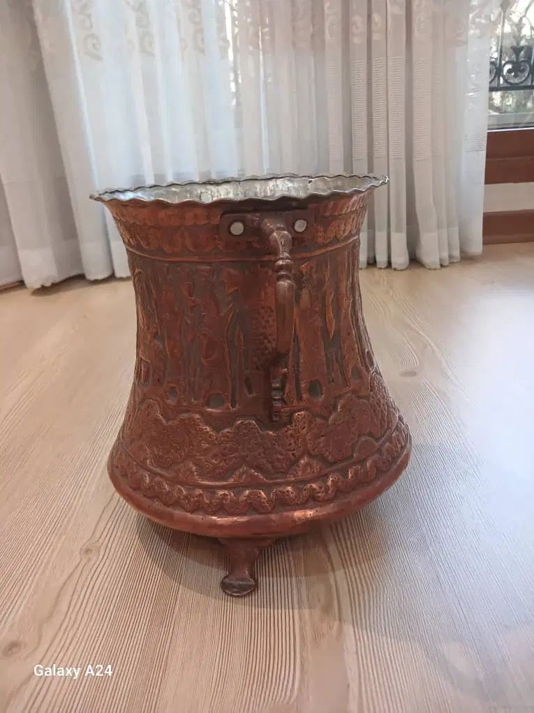 گلدان مسی|صنایع دستی و سایر لوازم تزئینی|تهران, شمس‌آباد|دیوار
