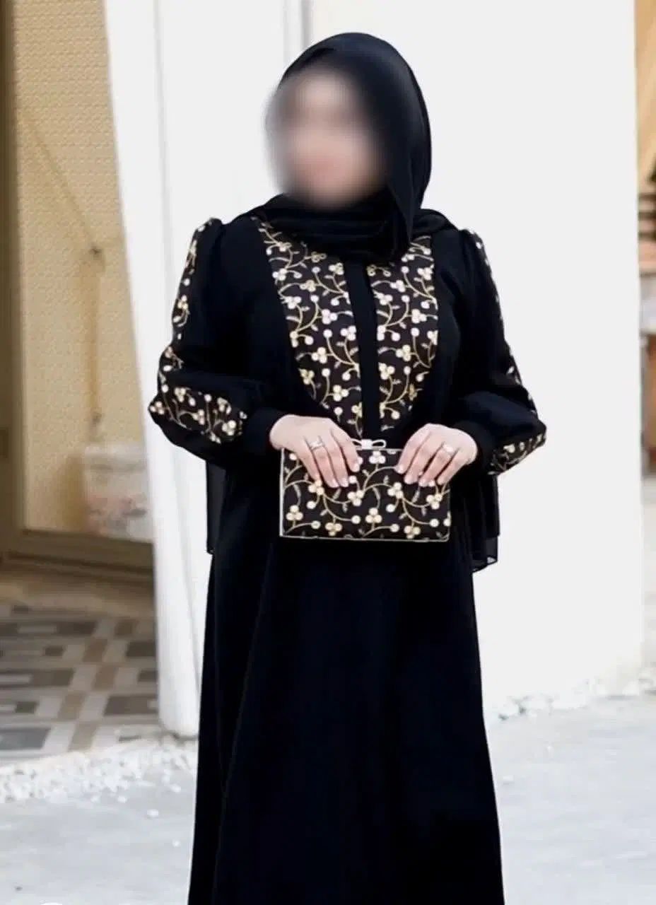 مانتو عباالیزه سوزن دوزی شده|لباس|کرج, برغان|دیوار