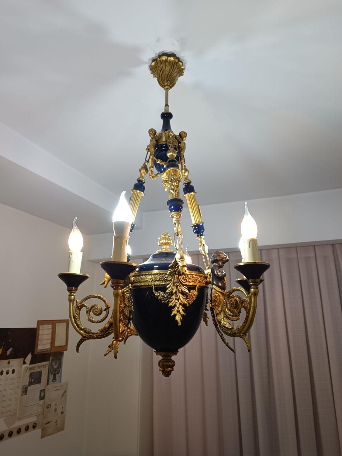 لوستر کلوپاترا برنز و دیوارکوب|لوستر و چراغ آویز|تهران, نیاوران|دیوار