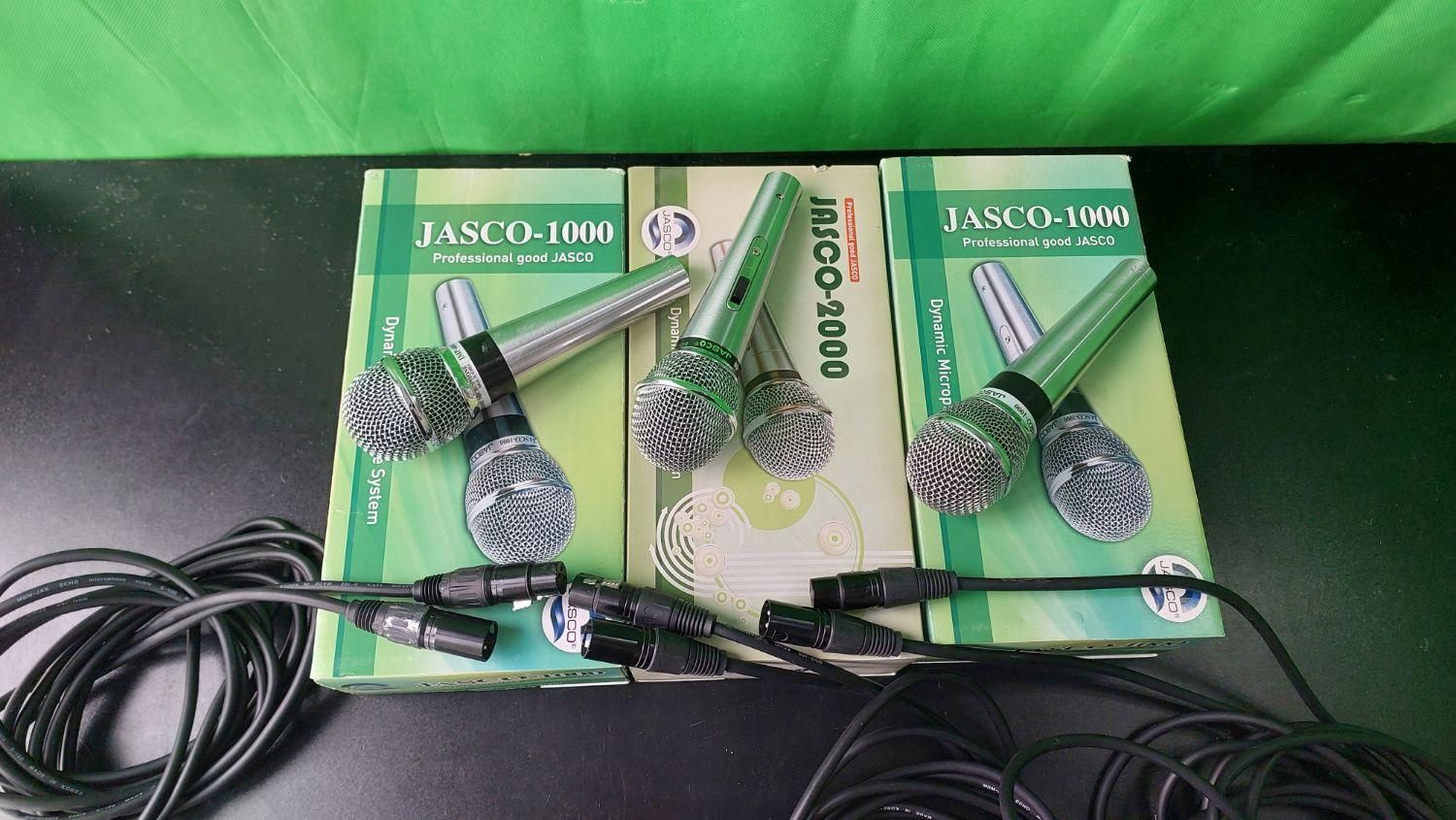 ۳ عدد میکروفون حرفه‌ای جاسکو کره‌ای|آلات موسیقی|اردبیل, |دیوار