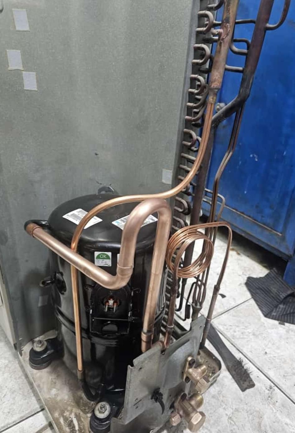 موتور کمپرسور آمریکایی ضمانت کتبی|کولر گازی و فن‌کوئل|دزفول, |دیوار