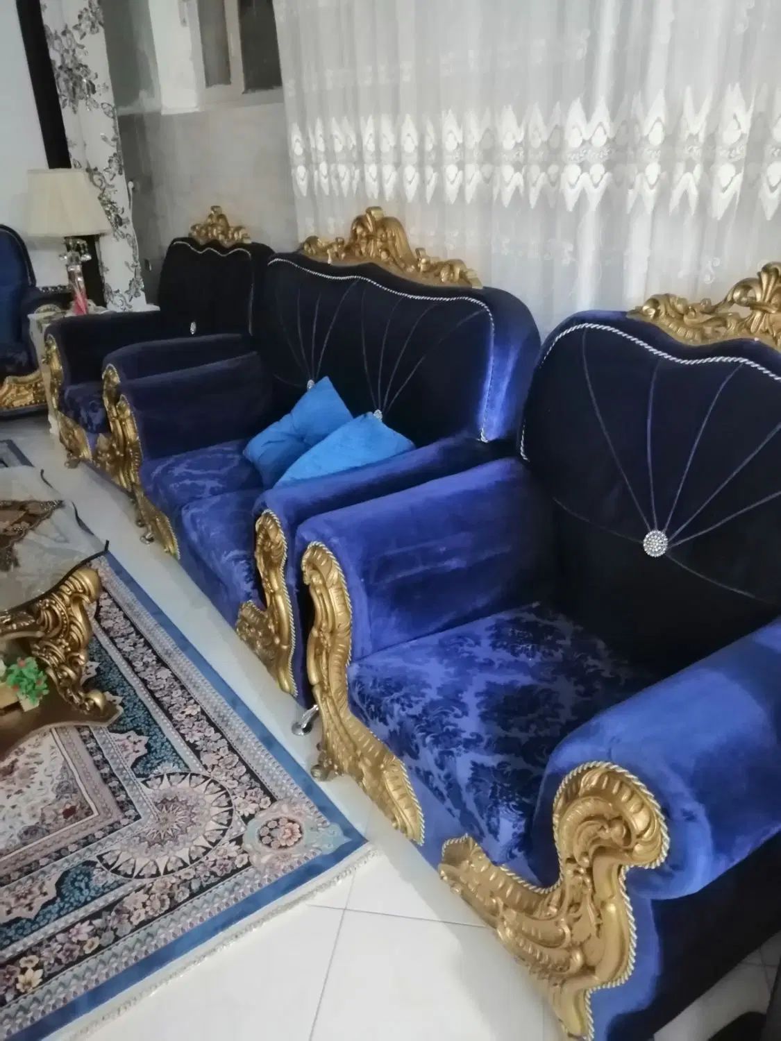مبل 7 نفره. سلطنتی شیک|مبلمان خانگی و میز عسلی|تهران, هوانیروز|دیوار