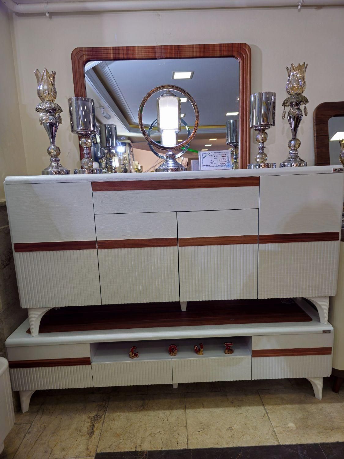 ست آینه کنسول و میز تلوزیون سویل شرایطی|بوفه، ویترین، کنسول|تبریز, |دیوار