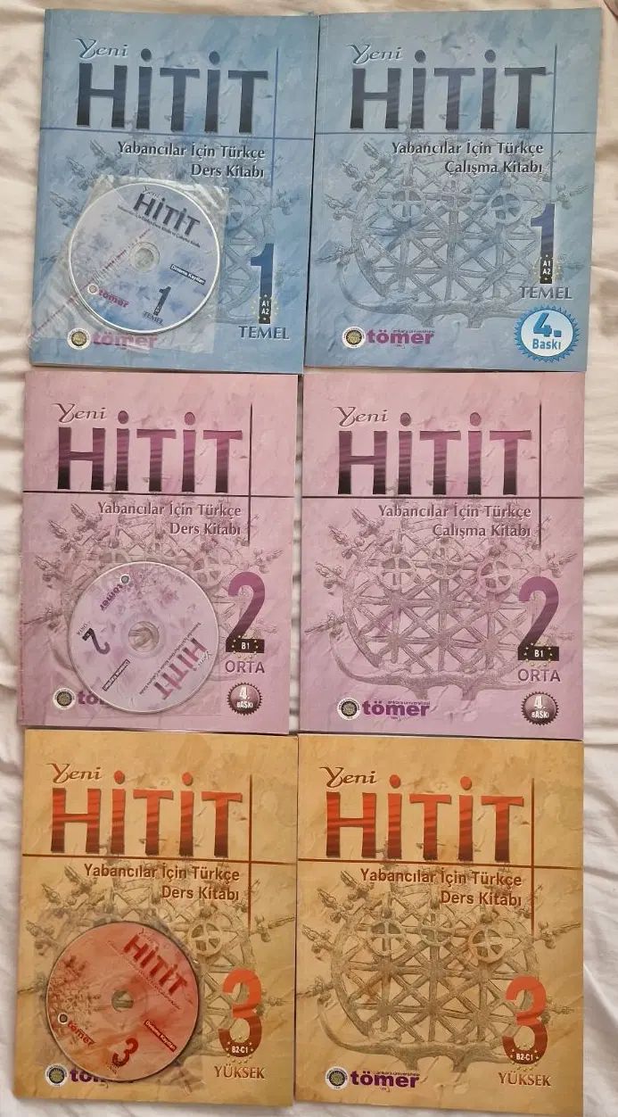 مجموعه سه جلدی کتابهای آموزش زبان ترکی HITIT|کتاب و مجله آموزشی|خوی, |دیوار