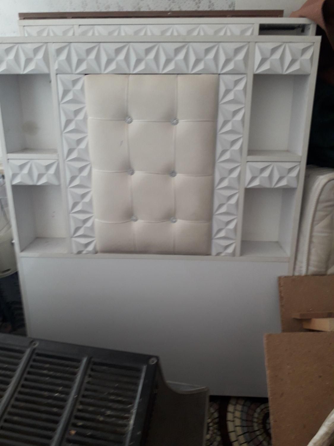 تخت خواب یک نفره ام دی اف و تشک رویال|تخت و سرویس خواب|شوش, |دیوار