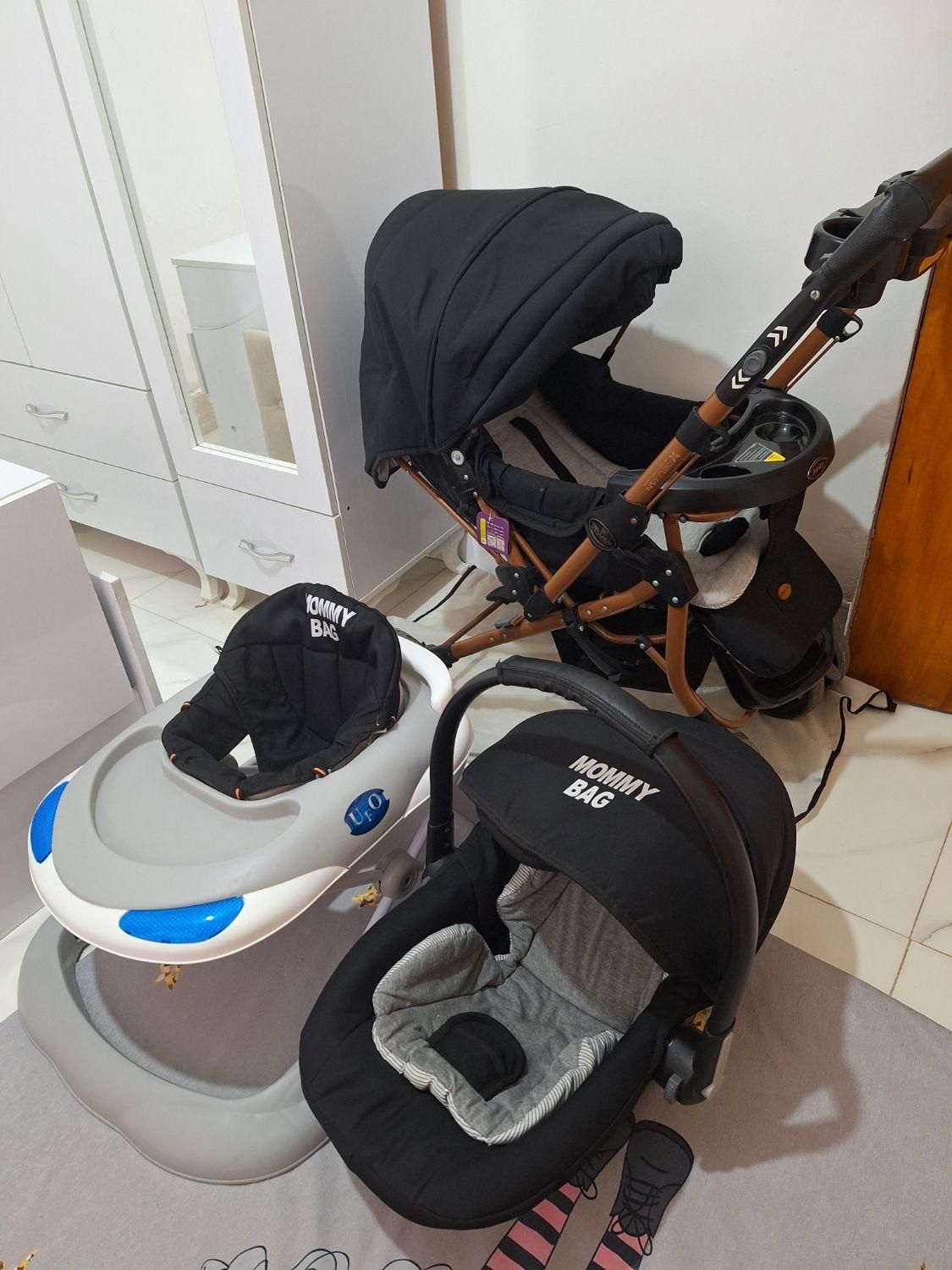 سرویس ۳تیکه کالسه|کالسکه و لوازم جانبی|قائم‌شهر, |دیوار