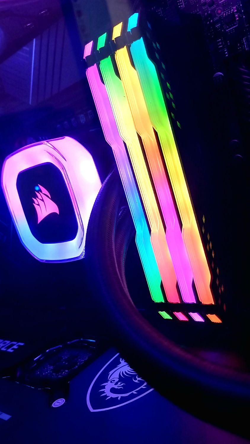 رم کورسیر Vengeance RGB Pro 64GB 3200MHz DDR4|قطعات و لوازم جانبی رایانه|تهران, چهارصد دستگاه|دیوار