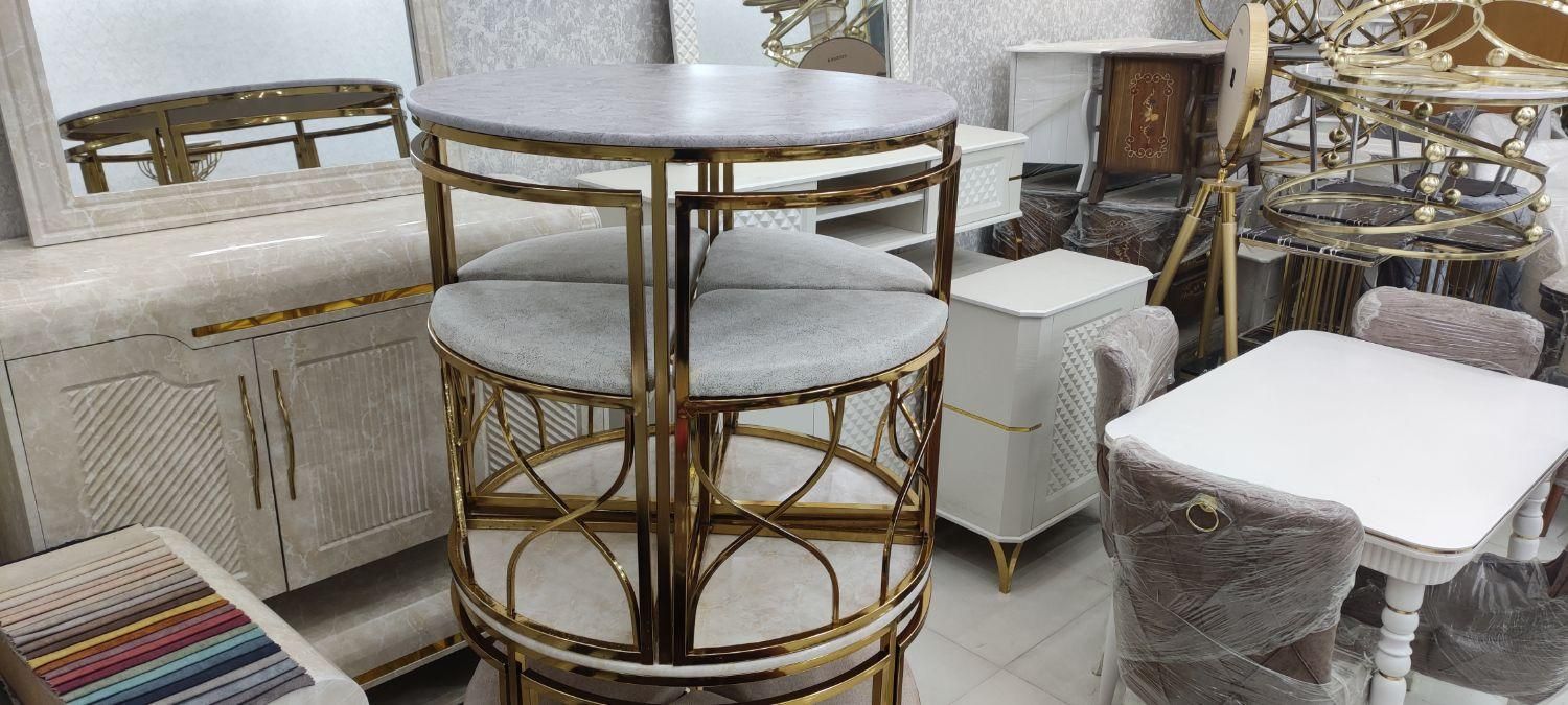 نهارخوری و میز غذاخوری کمجا فلزی|میز و صندلی غذاخوری|کرمانشاه, |دیوار