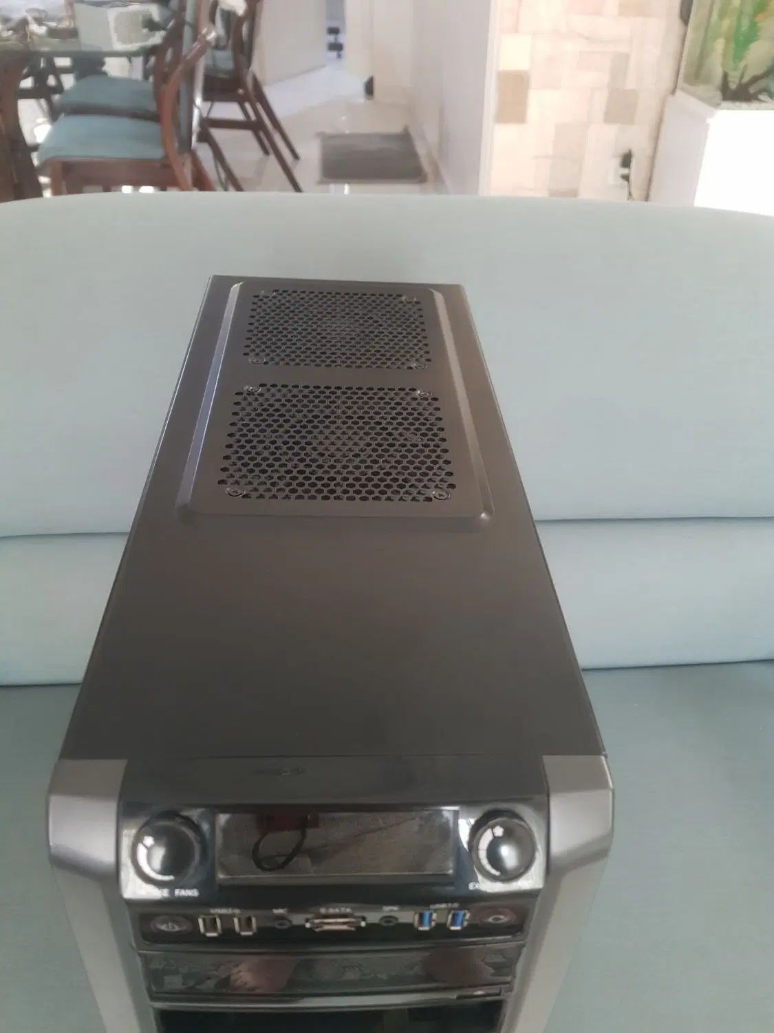 قاب کیس گیمینگ X5گرین با ۵ فن rgb|قطعات و لوازم جانبی رایانه|تهران, گلستان (شهرک راه آهن)|دیوار