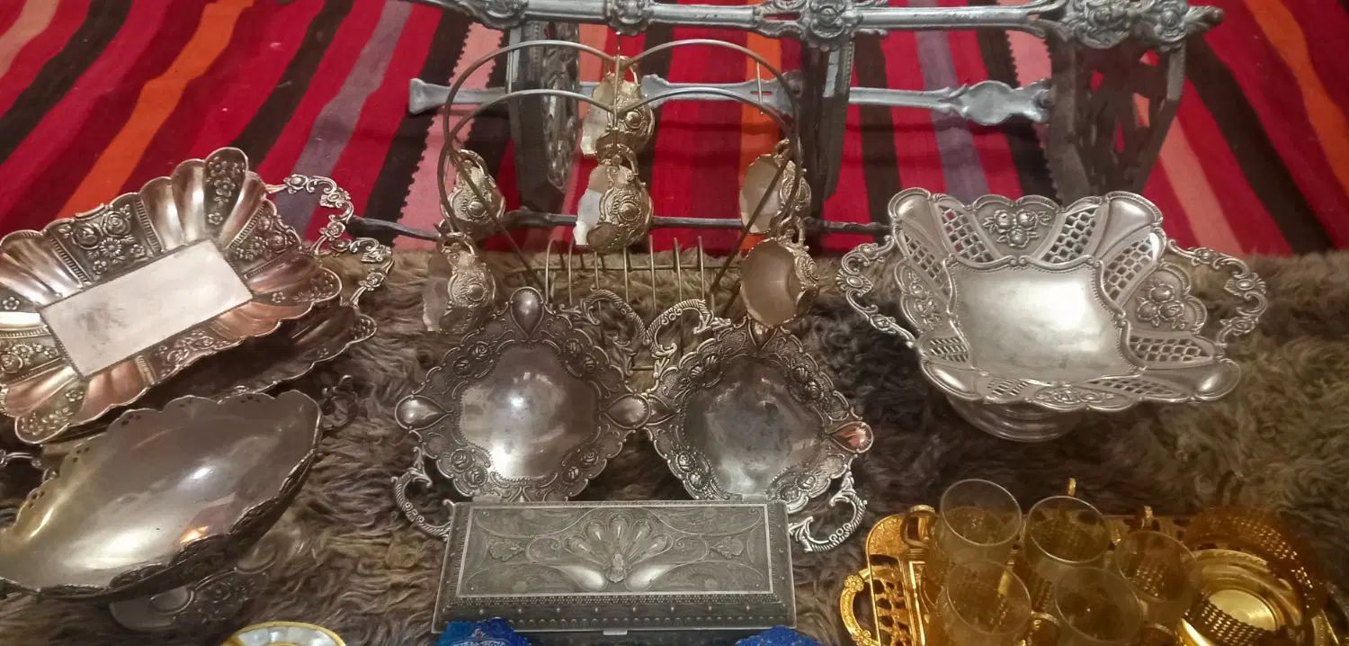 سرویس سیلور و سبوی قدمت دار ظرفهای میناکاری|ظروف سرو و پذیرایی|تهران, سلسبیل جنوبی|دیوار