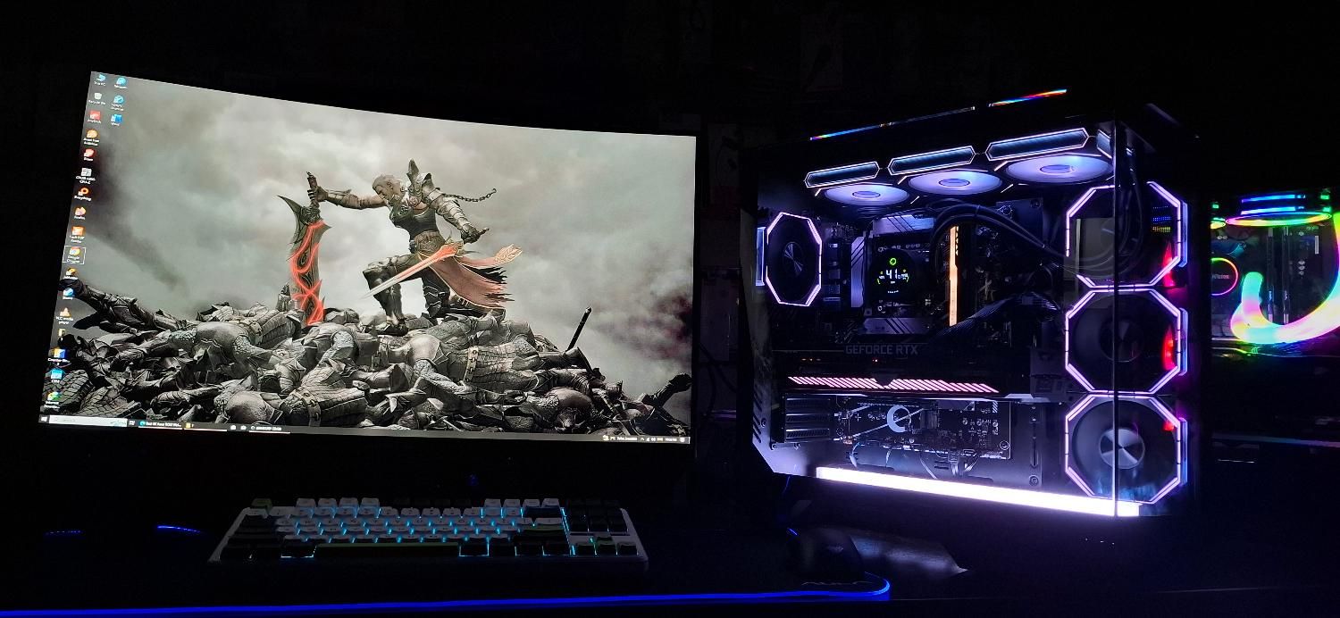 سیستم قدرتمند گیمینگ با کیس RGB|رایانه رومیزی|کرج, شهرک اوج|دیوار