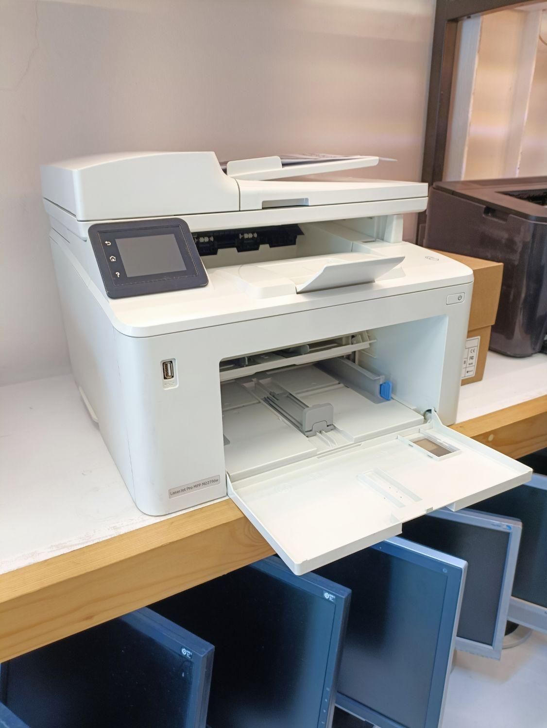 پرینتر سه کاره اچ پی HP laserjet pro MFP M227fdw|پرینتر، اسکنر، کپی، فکس|چالوس, |دیوار