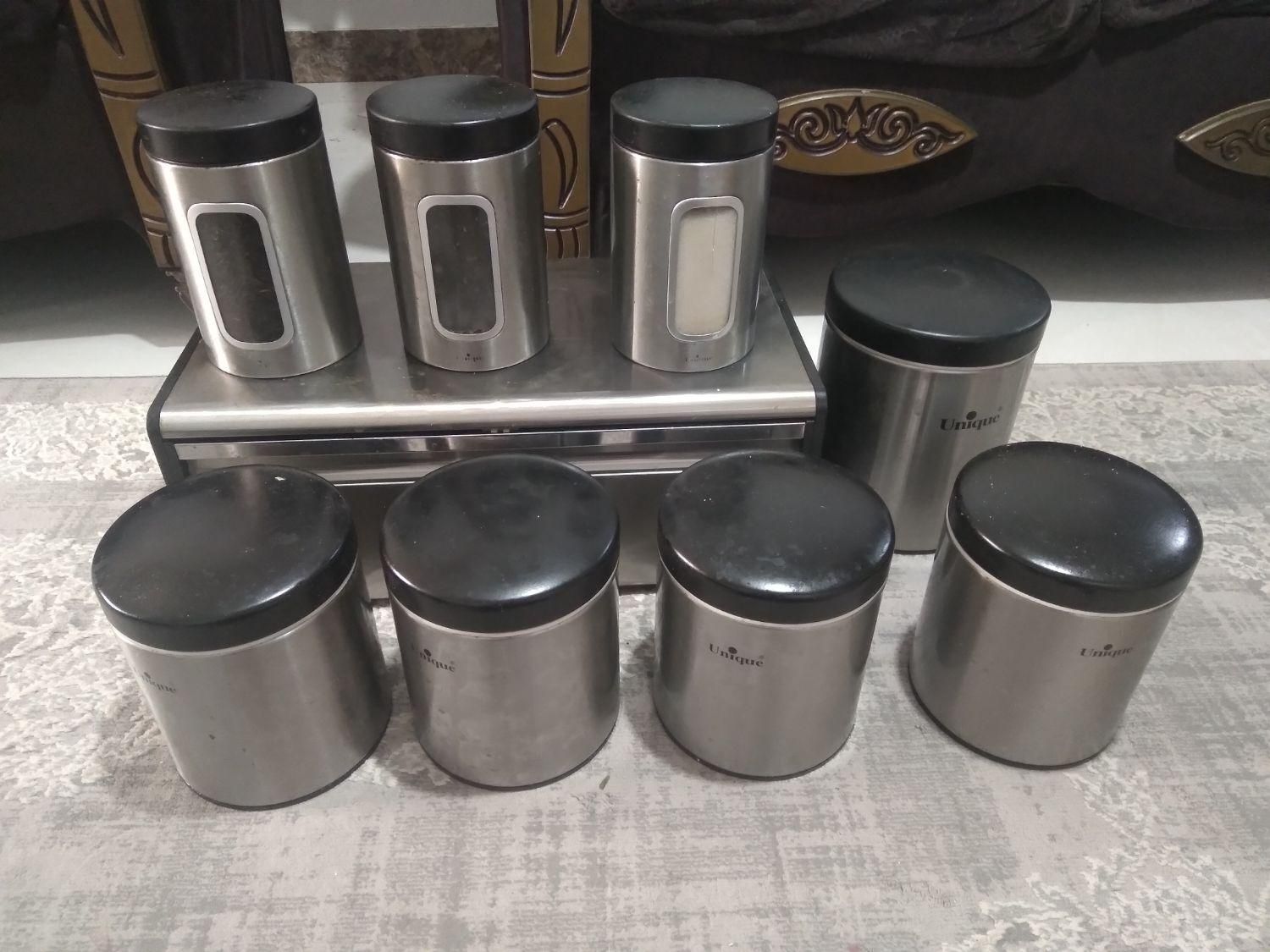 جای حبوبات جای نون جای قند شکر و چای و سطل آشعال|ظروف نگهدارنده، پلاستیکی، یک‌بارمصرف|لاهیجان, طالقانی|دیوار