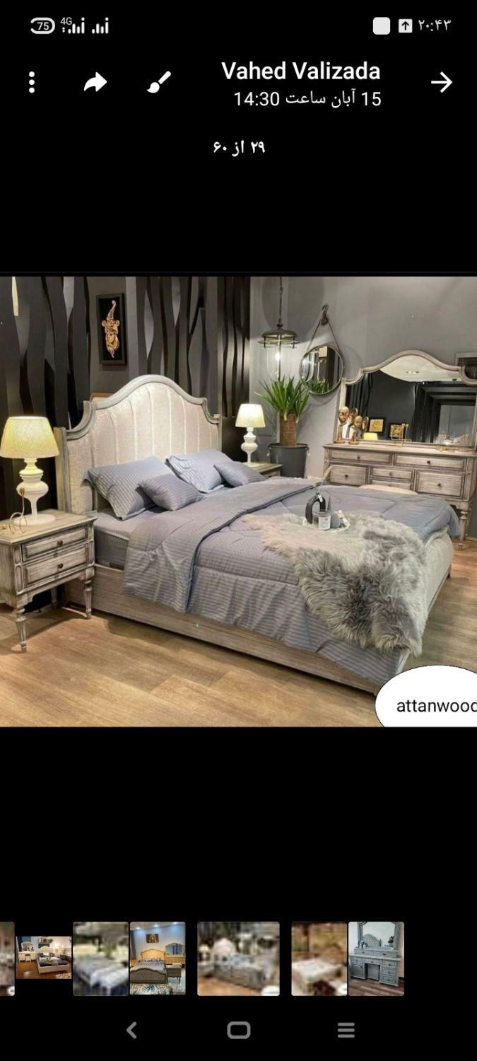 سرویس خواب مدل دلسا کار سفارش|تخت و سرویس خواب|نسیم‌شهر, |دیوار