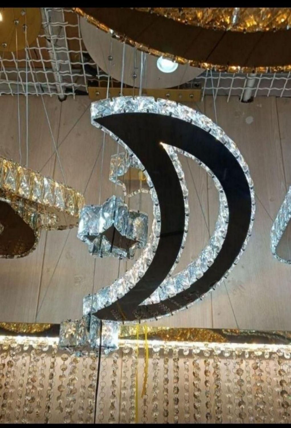 لوستر الماس.کهکشانی ماه،ستاره ۱۵۹.AC light|لوستر و چراغ آویز|تهران, سنگلج (شاپور)|دیوار