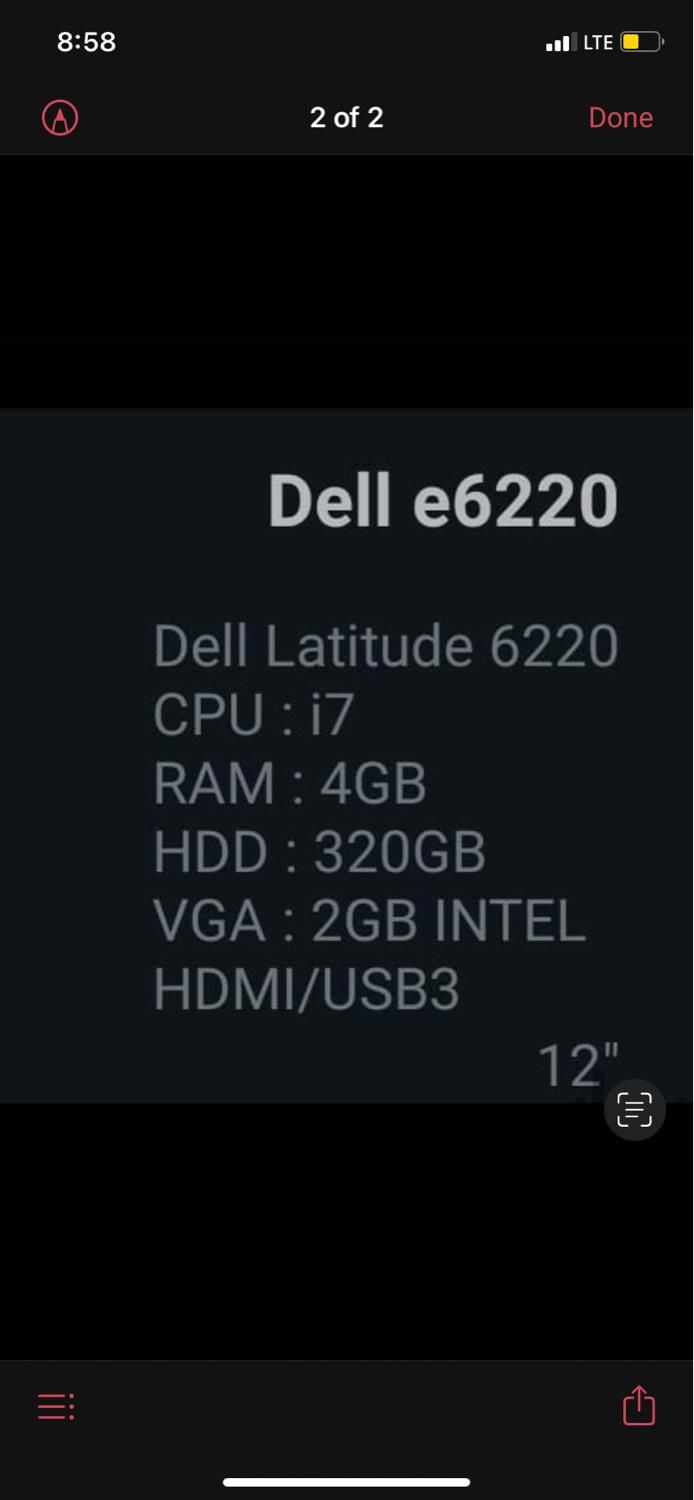 لپتاپ dell|رایانه همراه|قشم, |دیوار