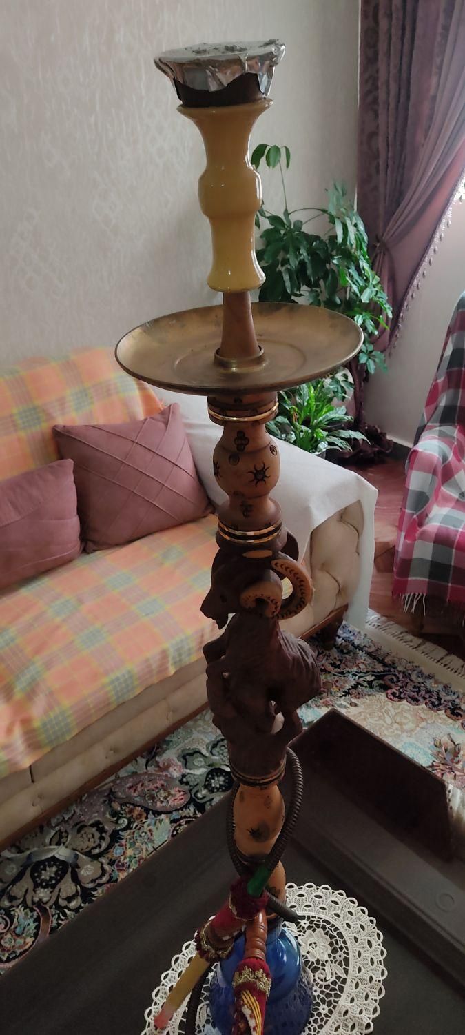 قلیان چوبی دست‌ساز با طراحی خاص.|کوهنوردی و کمپینگ|اسلام‌شهر, شهرک محمدیه|دیوار