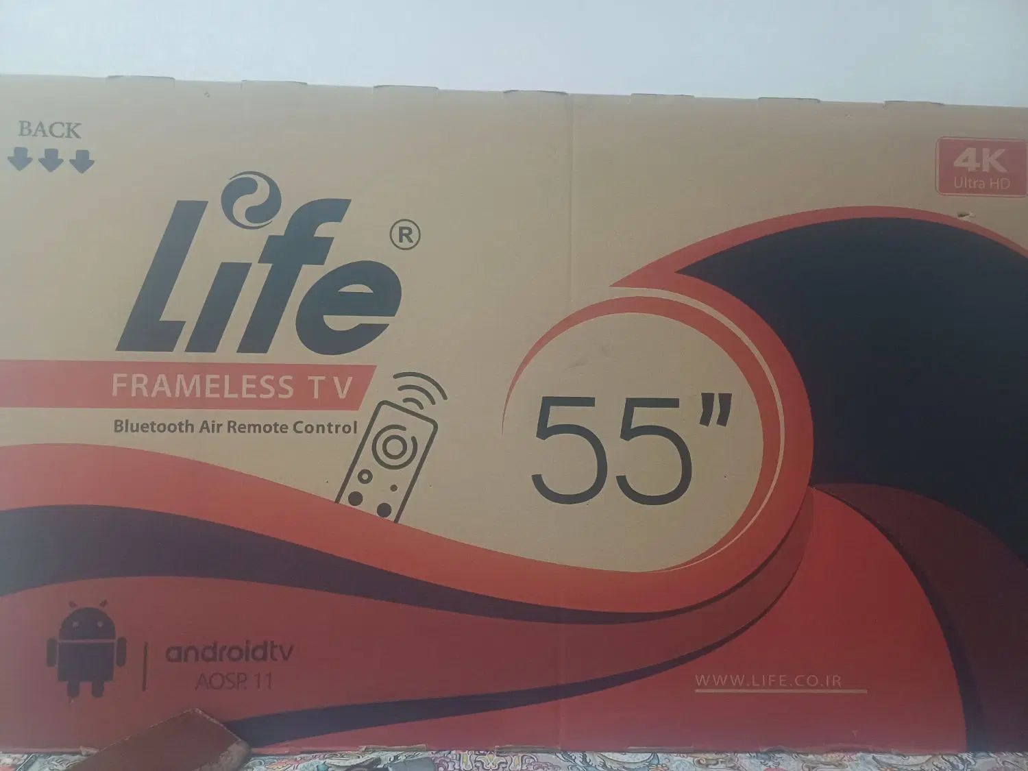 تلوزیون ۵۵ اینچ لایف 4K ultra HD|تلویزیون و پروژکتور|کرج, ساسانی (قلمستان)|دیوار