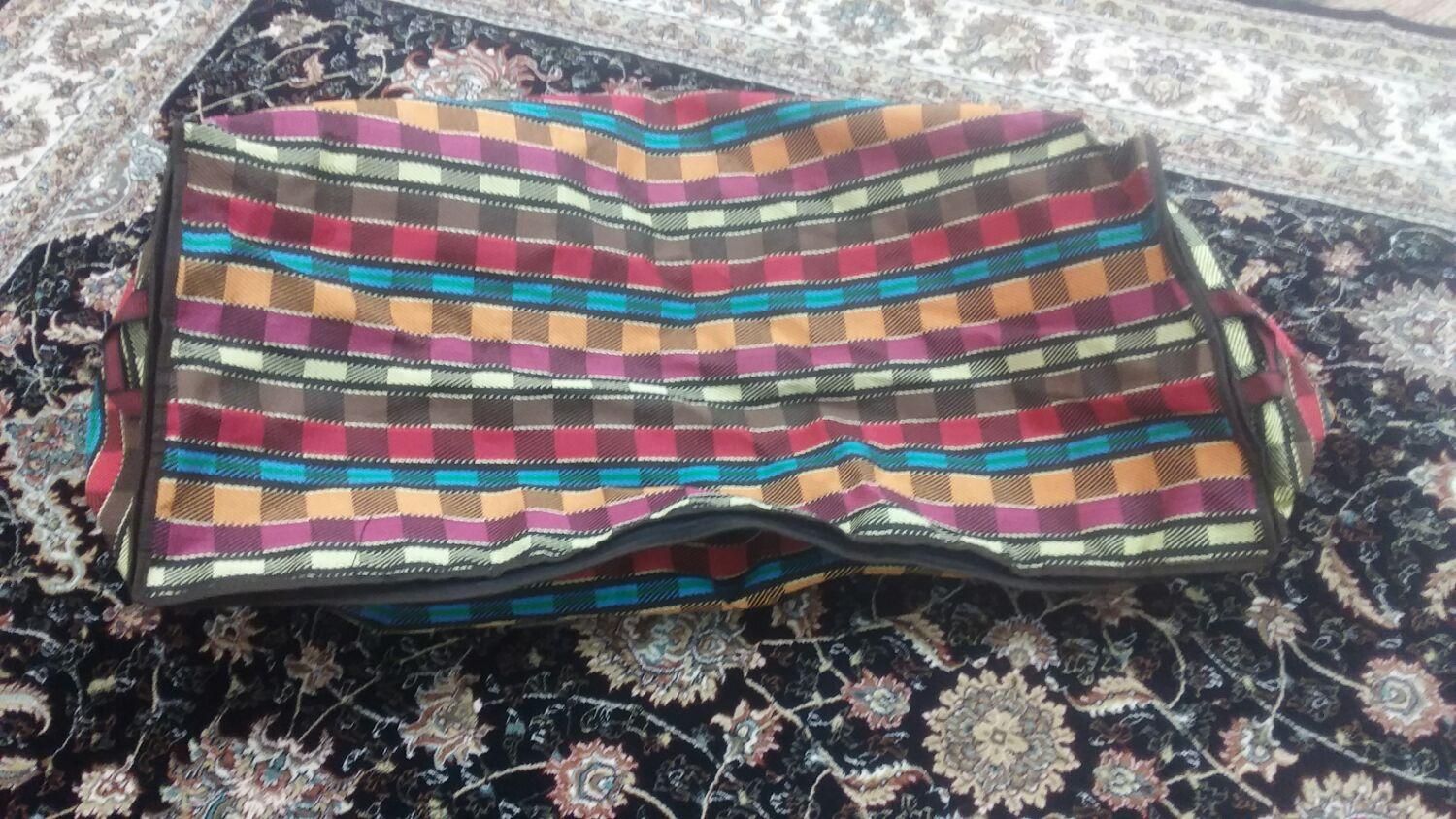 خورجین نو.وظروف ۶نفره عسلی|گلیم، جاجیم، گبه|جوانرود, |دیوار