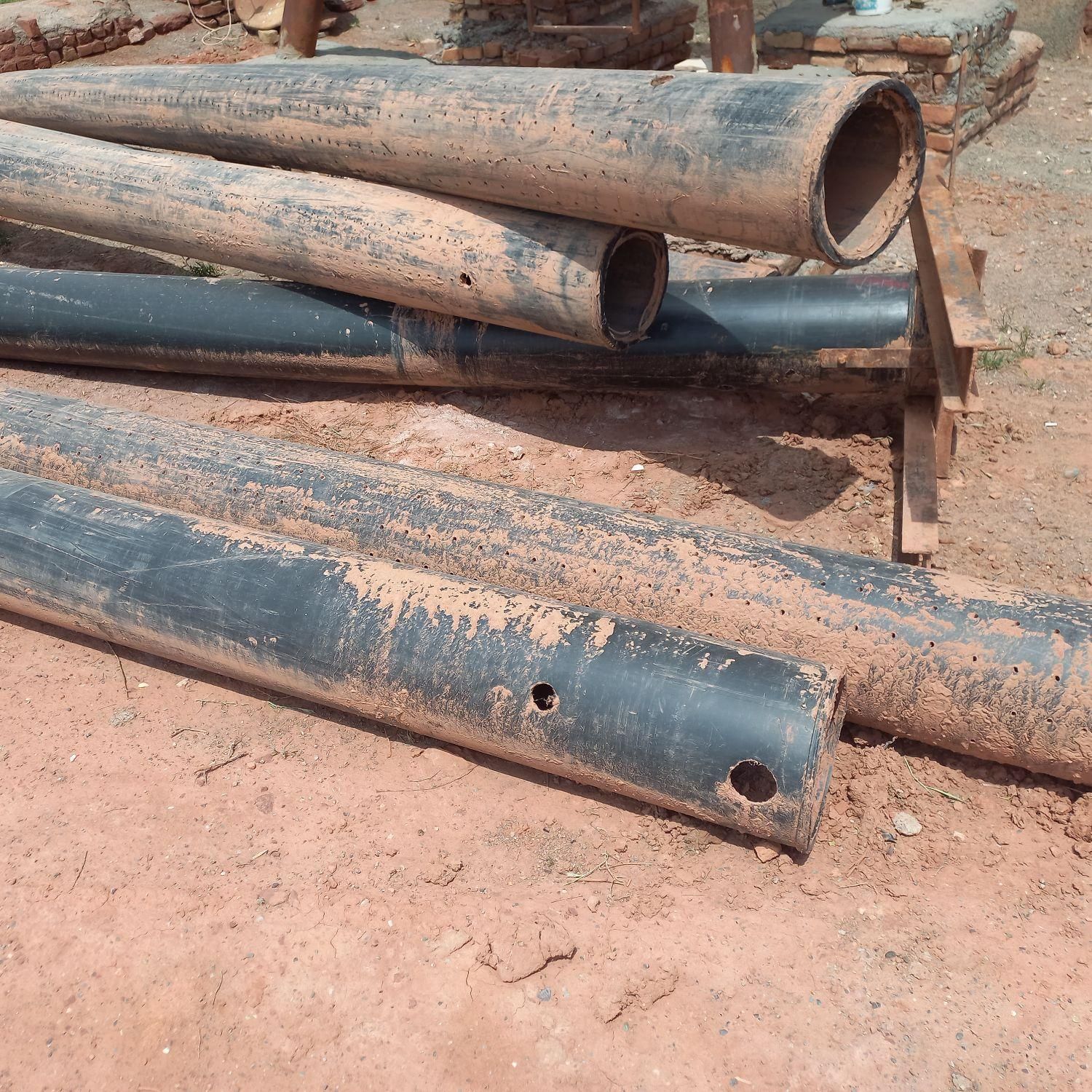 لوله جدار چاه ۳۱۵ پلی اتیلین|مصالح و تجهیزات ساختمان|ملک‌آباد, |دیوار