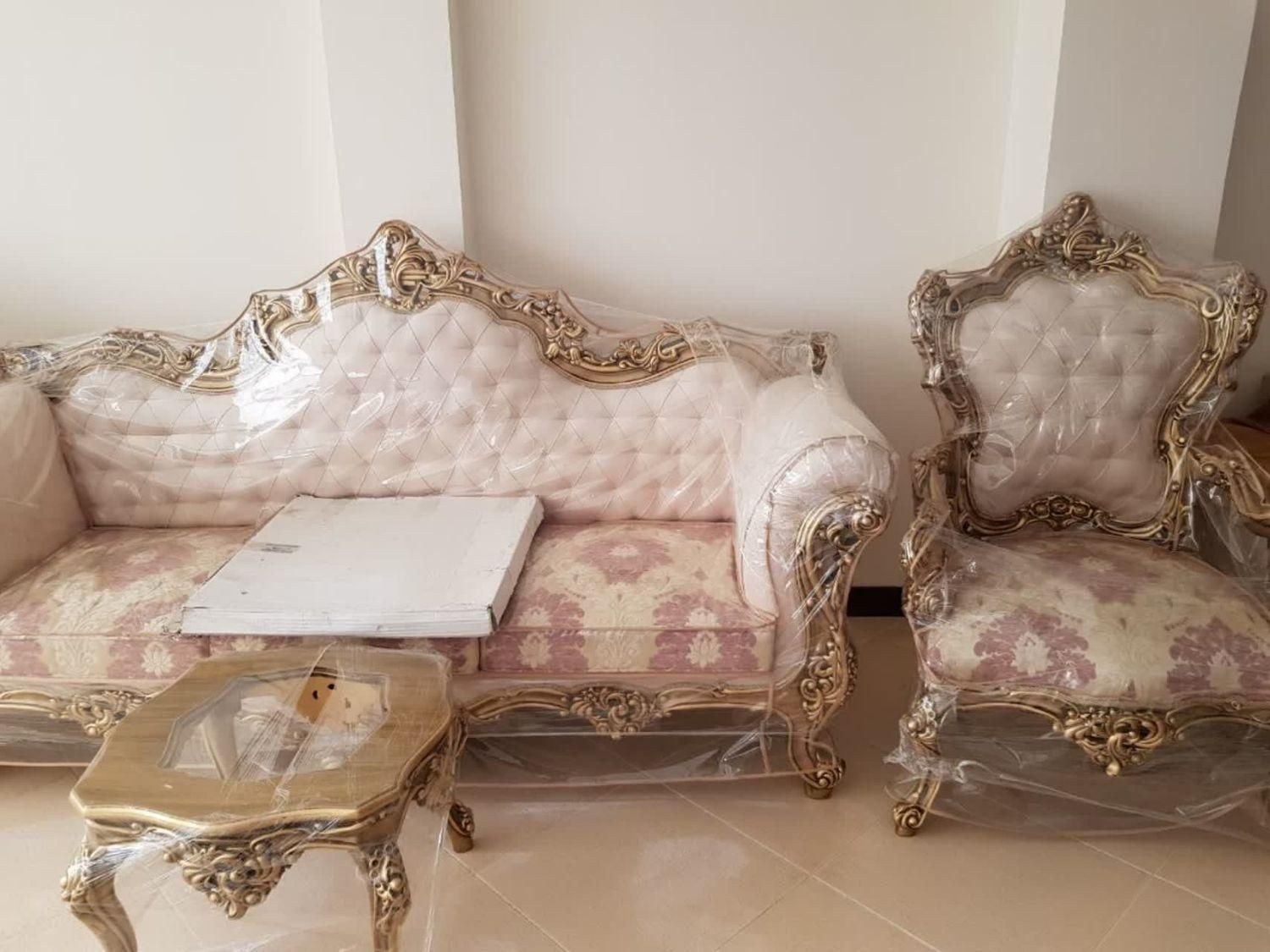 سرویس مبلمان 9نفره نو|مبلمان خانگی و میز عسلی|اصفهان, پارک مشتاق|دیوار