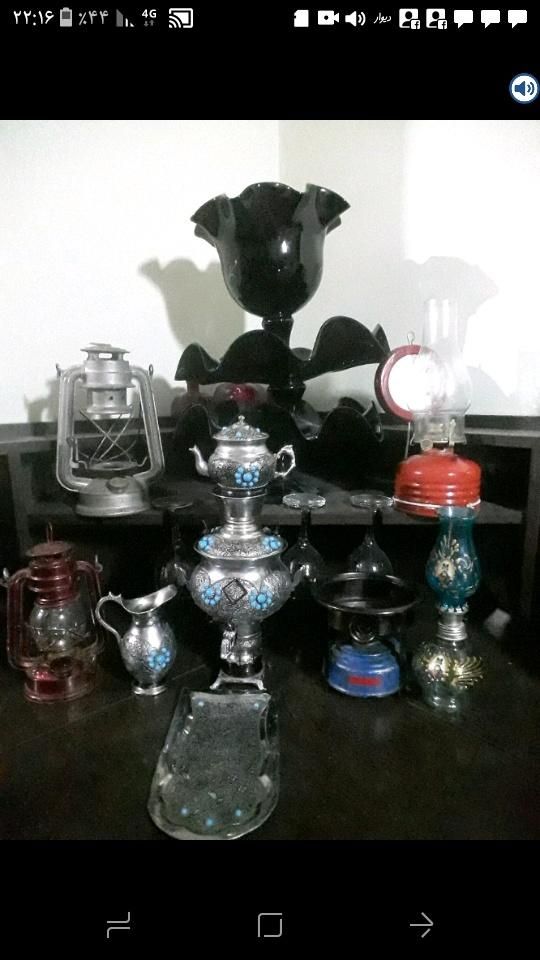 ** سماور و چراغ‌های vintage با قیمت مناسب    **|حراج|تهران, خواجه نظام الملک|دیوار