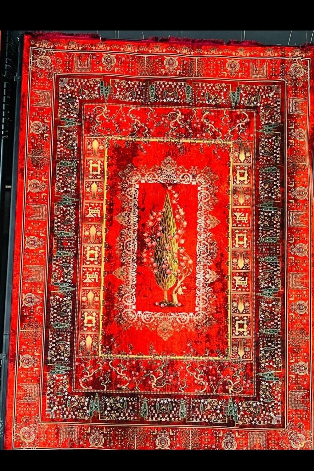 فرش ساحل رنگ گرم ۱۵۰۰ شانه تراکم ۴۵۰۰ درجه ۱|فرش|شیراز, شهرک سراج‎|دیوار