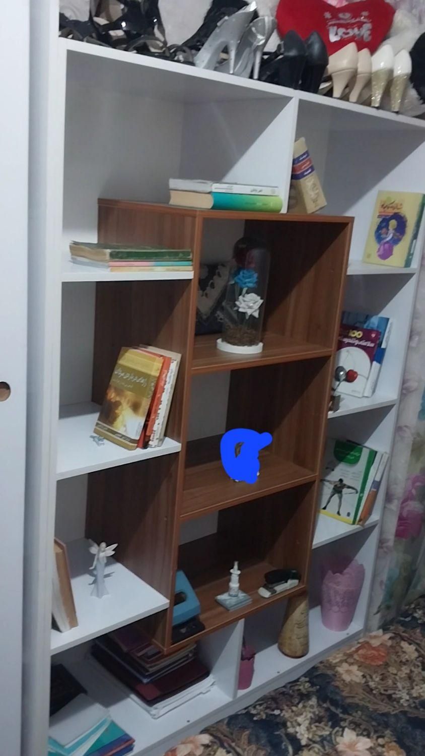 کتابخونه|کتابخانه، شلف، قفسه‌های دیواری|تهران, بهارستان|دیوار