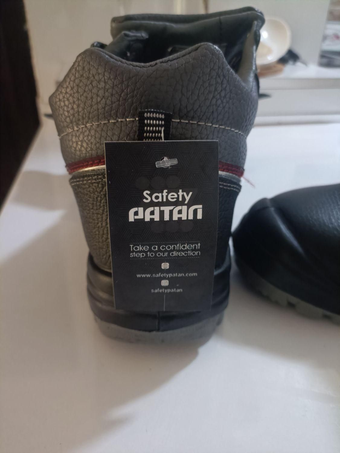 کفش ایمنی  چرم تبریز  پاتن سایز۴۳|کیف، کفش، کمربند|اهواز, سپیدار|دیوار