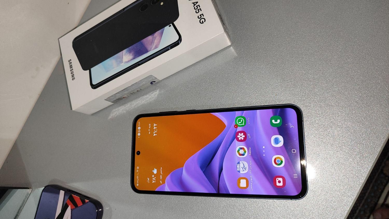 سامسونگ Galaxy A55 با حافظهٔ ۲۵۶ گیگابایت|موبایل|بندر دیر, |دیوار