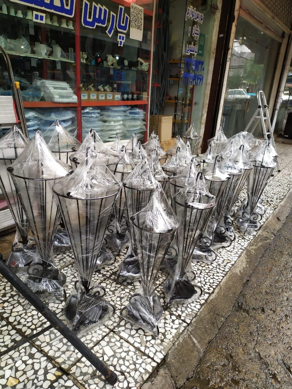 جا چتری فرفوژه جا چتری فلزی|عمده‌فروشی|رشت, سعدی (تختی)|دیوار