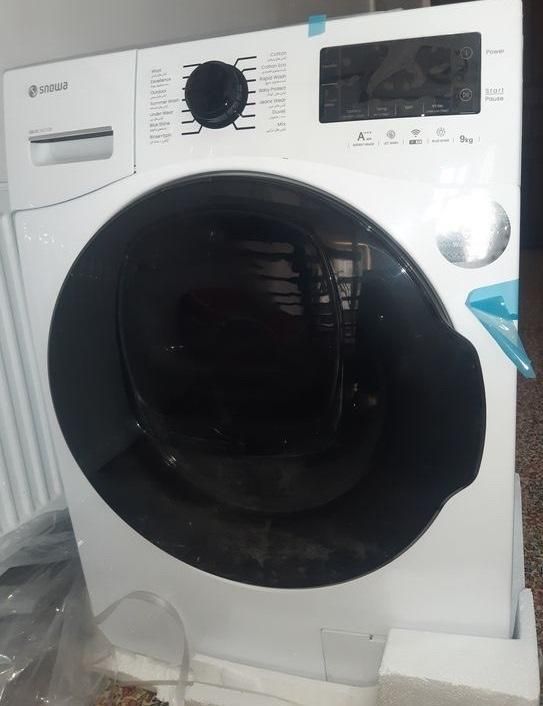 ماشین لباسشویی اسنوا دارای ۲ درب مدل SWM-F92W|ماشین لباسشویی و خشک‌کن لباس|اصفهان, لنبان|دیوار