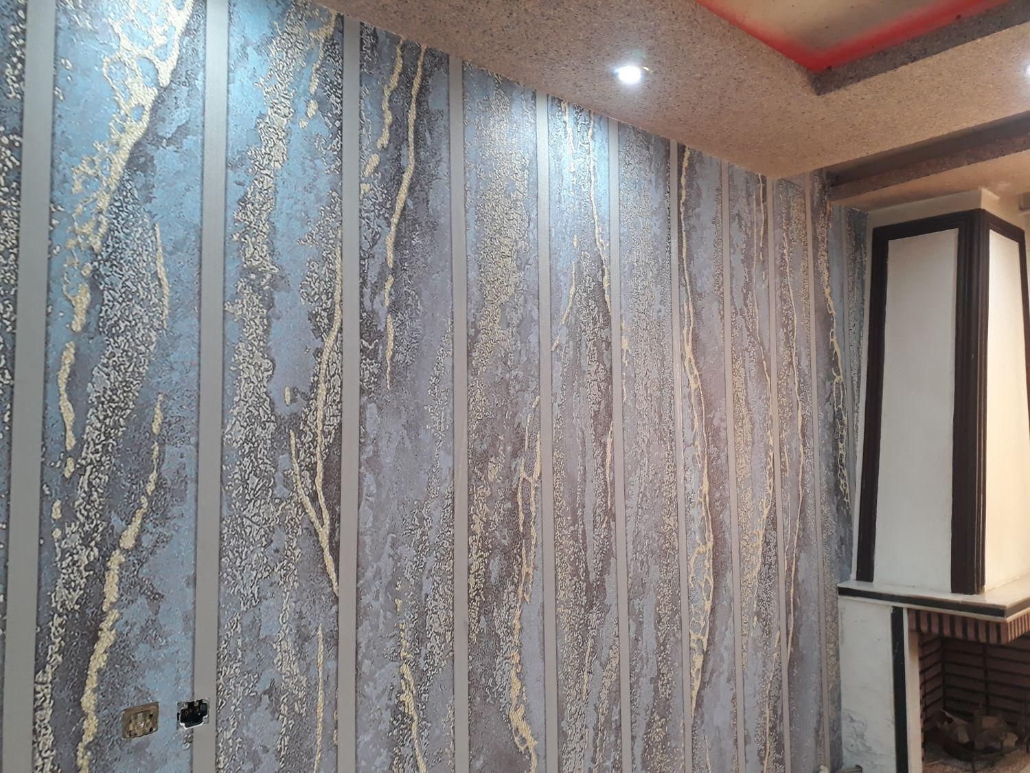 نصب انواع کاغذ دیواری وپوستروفروش کاغذ|خدمات پیشه و مهارت|بندر انزلی, ساحل قو|دیوار