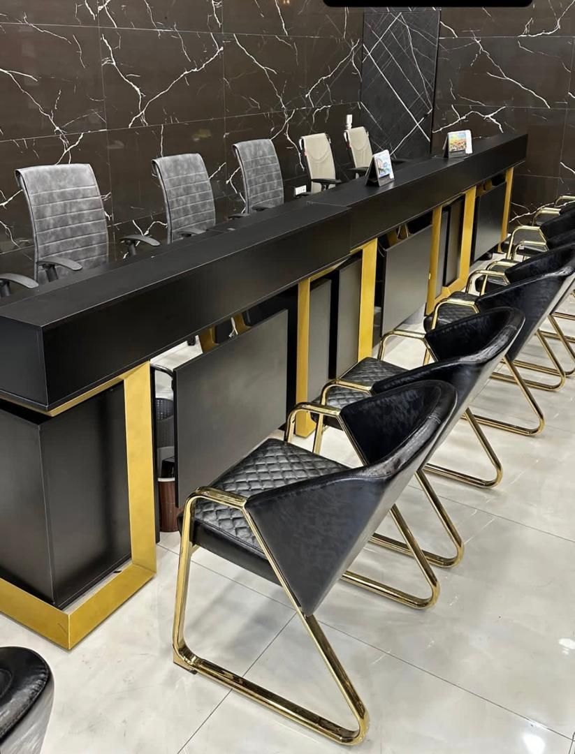 میز صندلی املاک درمانگاه پیشخوان مبل کانتر هایگلاس|دفتر کار|ایلام, |دیوار