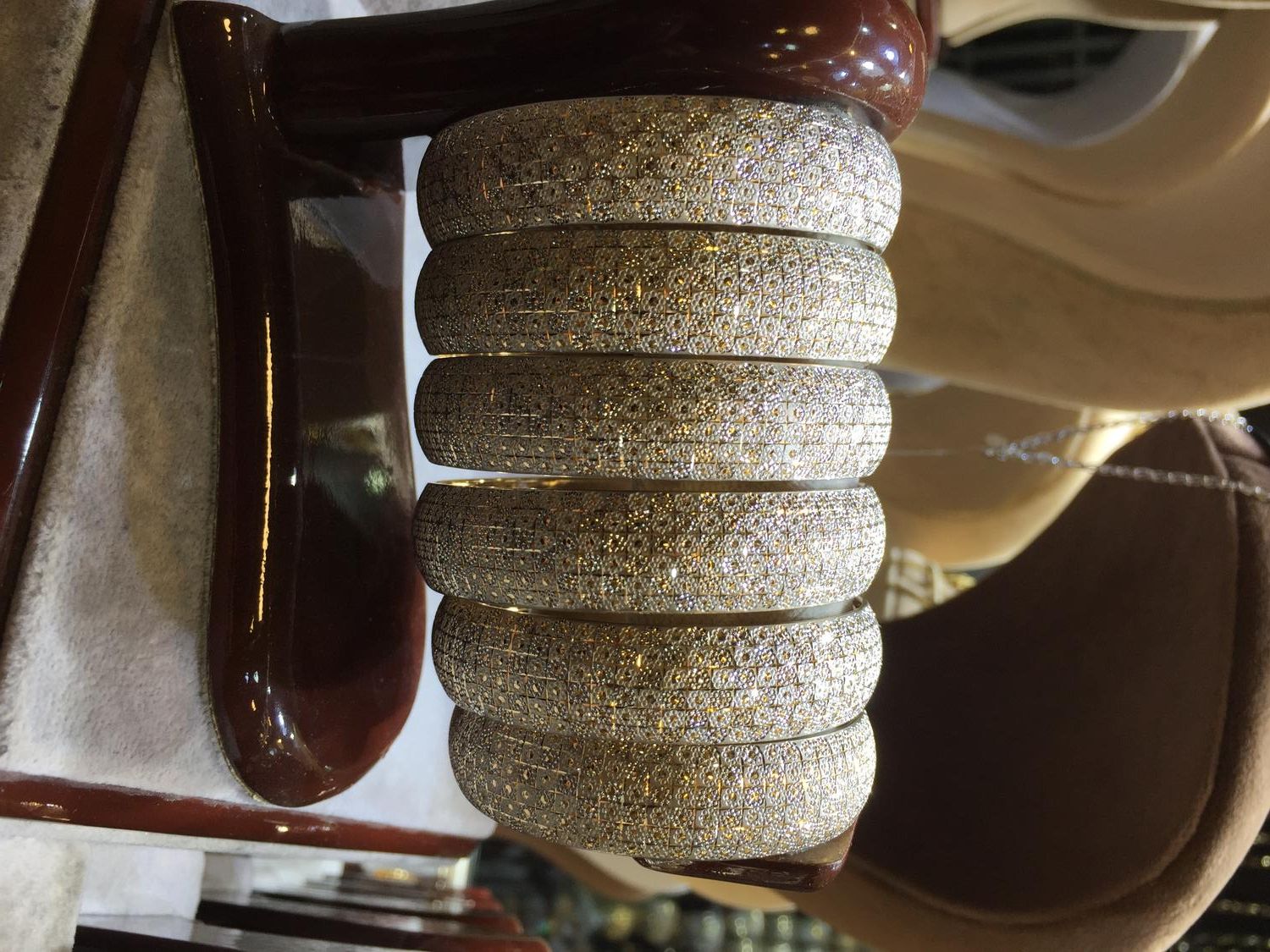 النگو نیم پهن مدل ایرانا سبک و جدید|جواهرات|کاشان, بازار کاشان|دیوار