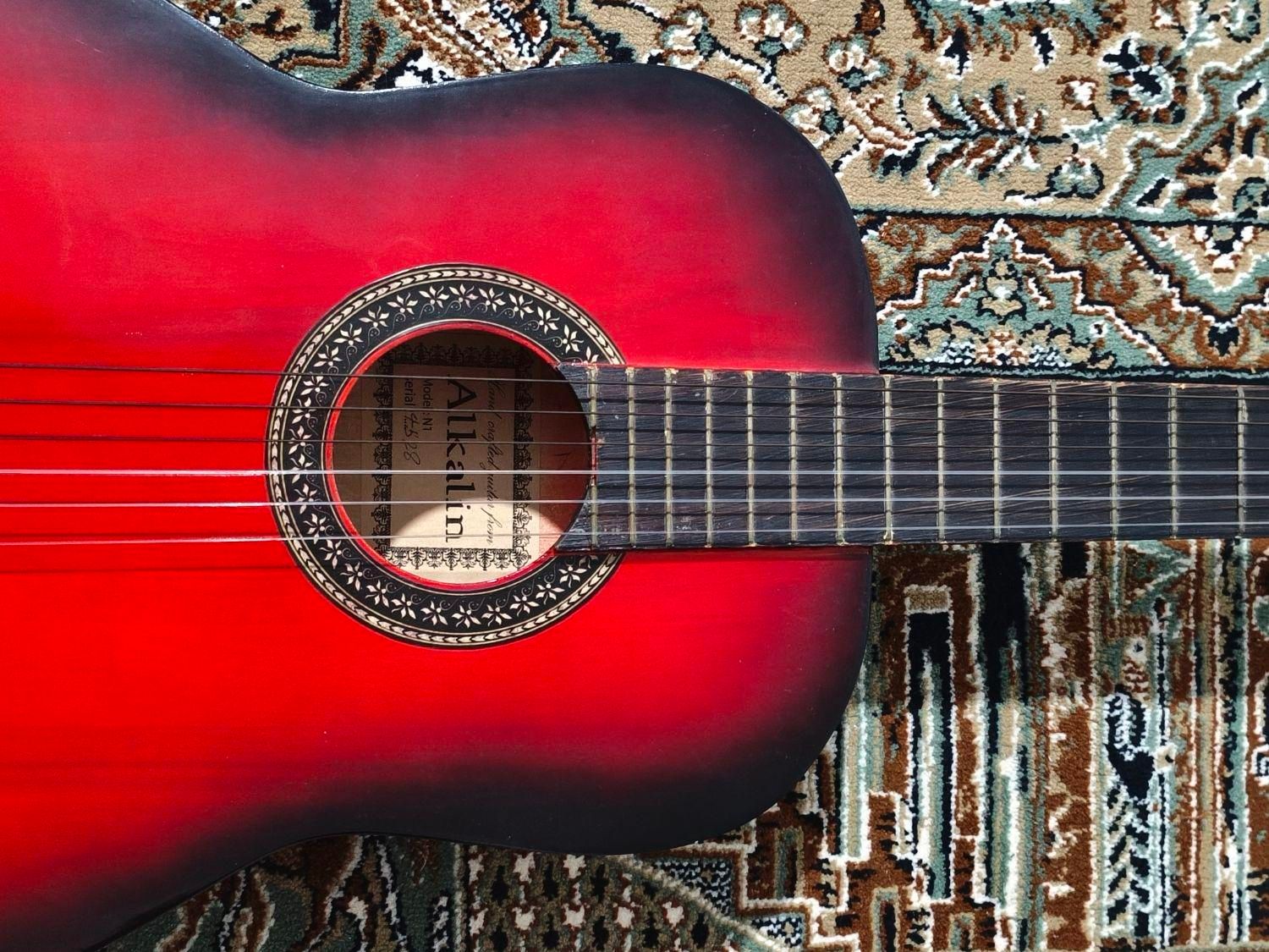 گیتار کلاسیک مدل آلکالین|گیتار، بیس، امپلیفایر|رشت, گلسار|دیوار