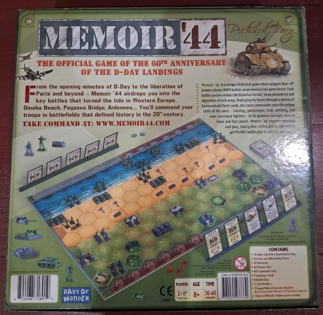 بازی فکری بوردگیم بردگیم board game memoir'44|اسباب‌‌بازی|تهران, فلسطین (میدان انقلاب)|دیوار
